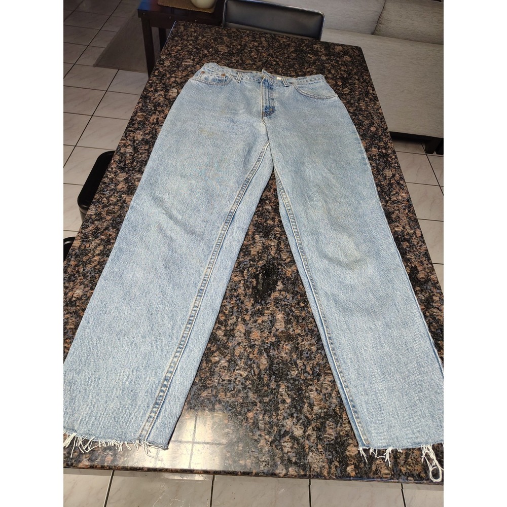 Vintage Levis 551 Jeans Womens Relaxed Fit Blue Denim Casual Size 10